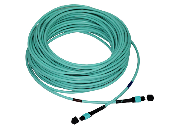 5.0mm 12F MTP Male to MTP Male Multimode OM3 Fiber Optic Trunk Cable