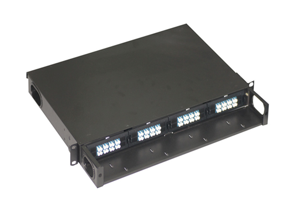 96 Cores 1U 19'' MPO-LC OS2 Singlemode Fiber Optic Patch Panel
