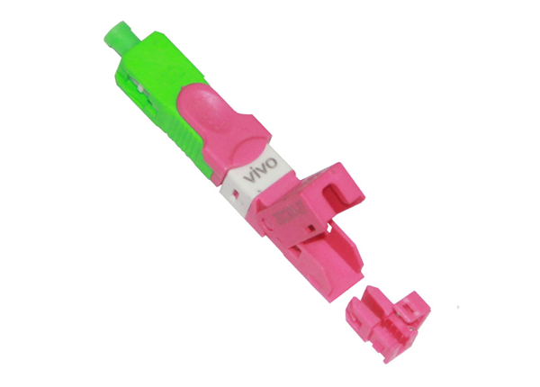 2x5mm Factory Polished SC/APC Fiber Optical Field Assembly Connector